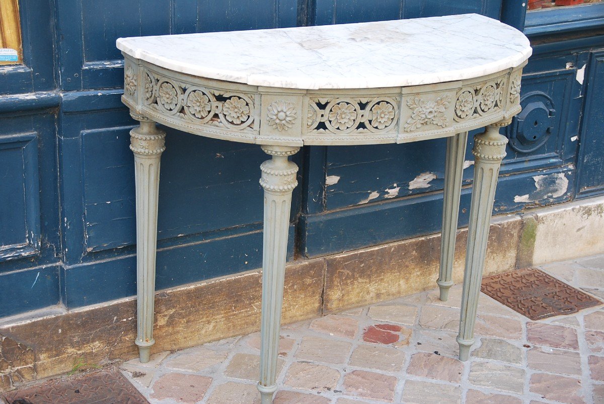 Half Moon Console, Louis XVI-photo-8