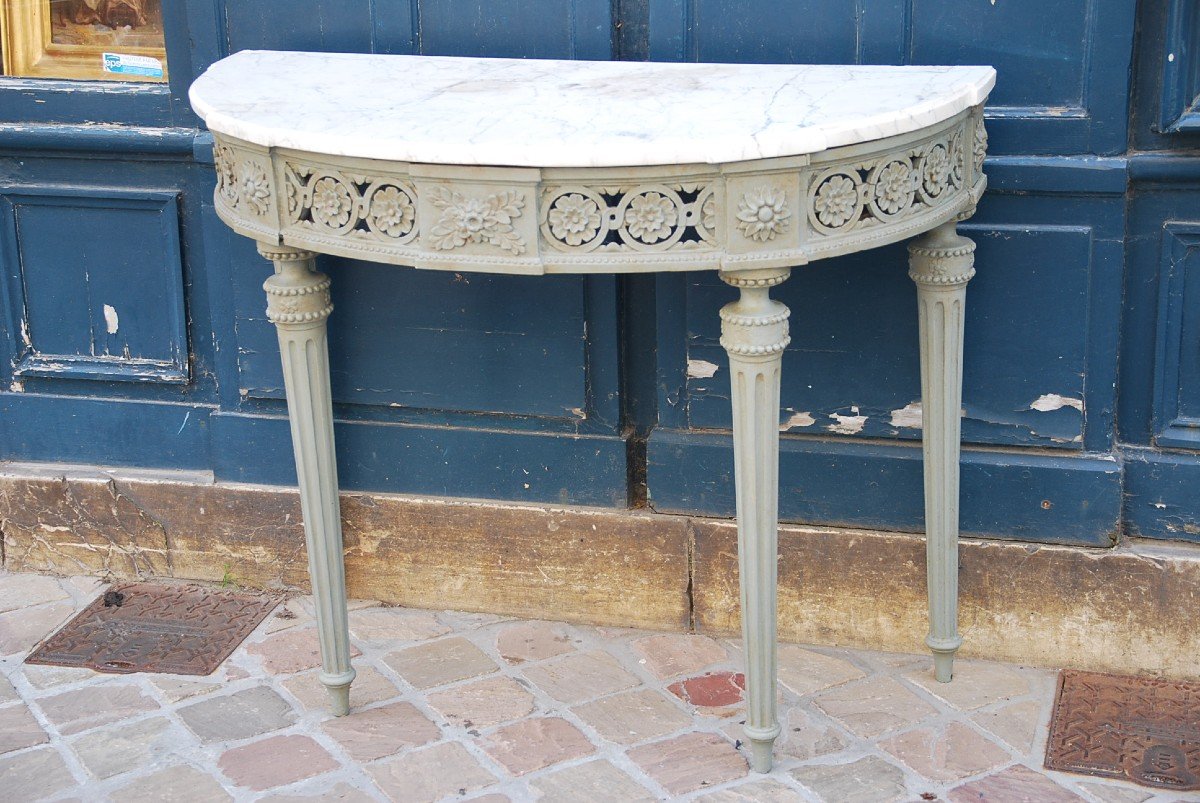 Half Moon Console, Louis XVI