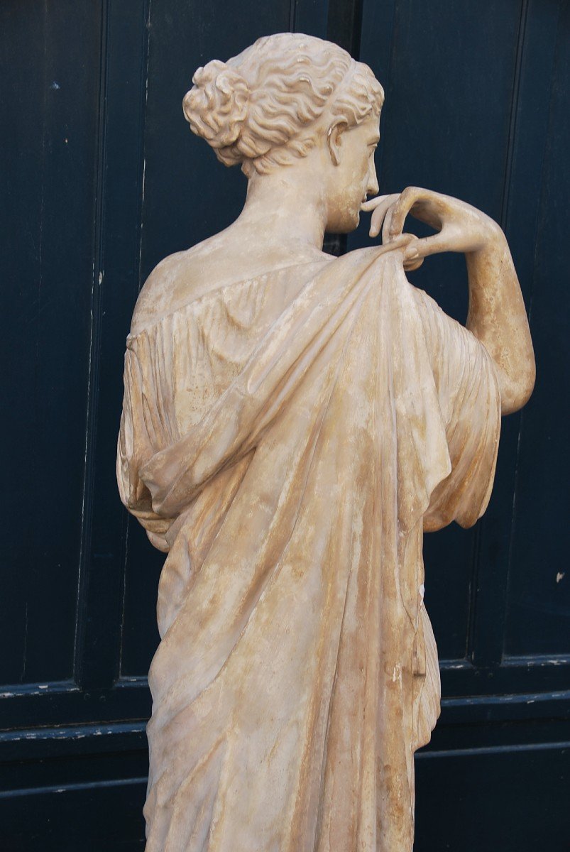 Important Statue Of Artemis D After Praxiteles-photo-3