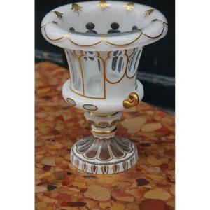 Vase  Medicis En Cristal Overlay