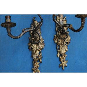 Pair Of Regency Period Sconces From The 18th Century
