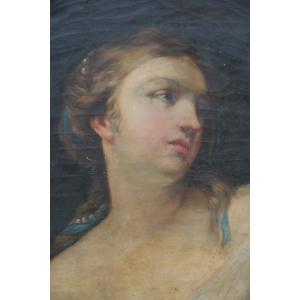 Portrait D Une Jeune Femme Directoire Début XIX