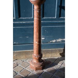 Royal Red Marble Column 