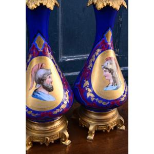 Madeleine Castaing, Pair Of Napoleon III Lamps