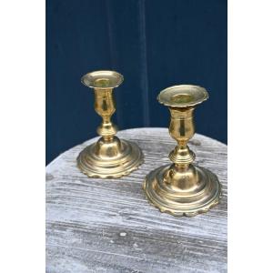 Pair Of Louis XV Period Dressing Table Candlesticks