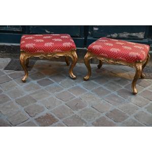 Pair Of 18th Century Italian Stools