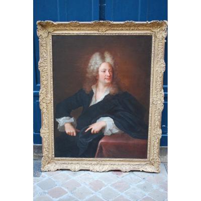 Important Portrait De John Law Par Rigaud  XVIII