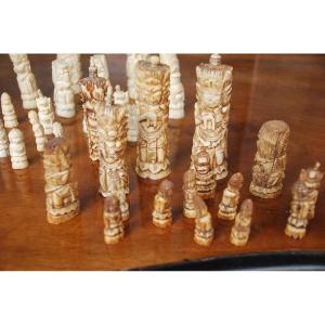 Bone Chess Sets, Asian Work