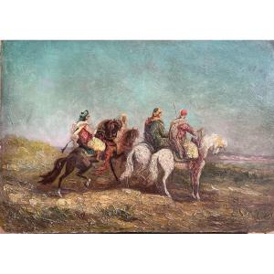 Arab Horsemen - Orientalist Style