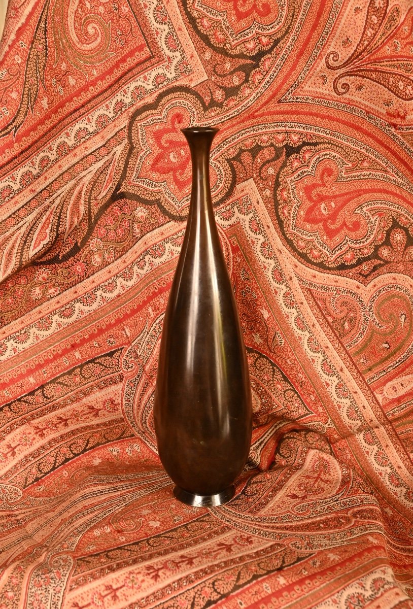 Vase En Bronze Japon-photo-4
