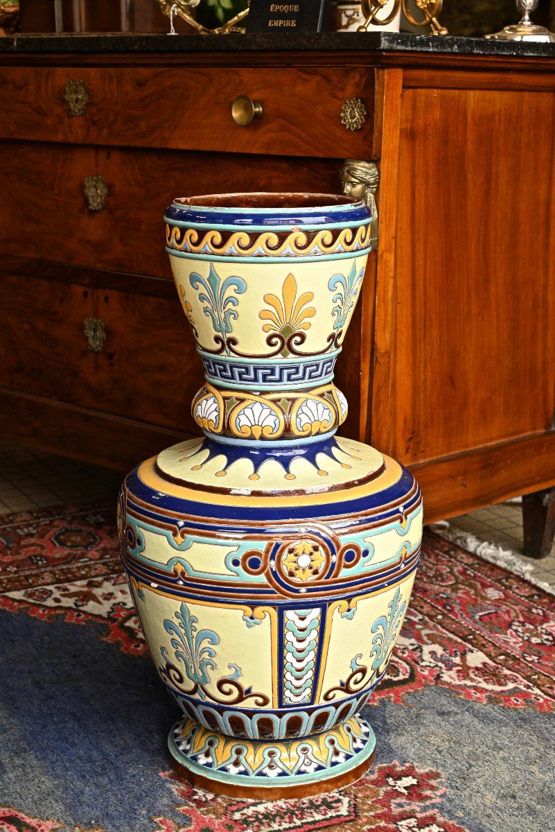 1900 Vase By Léonce Debaecker Paris-photo-2