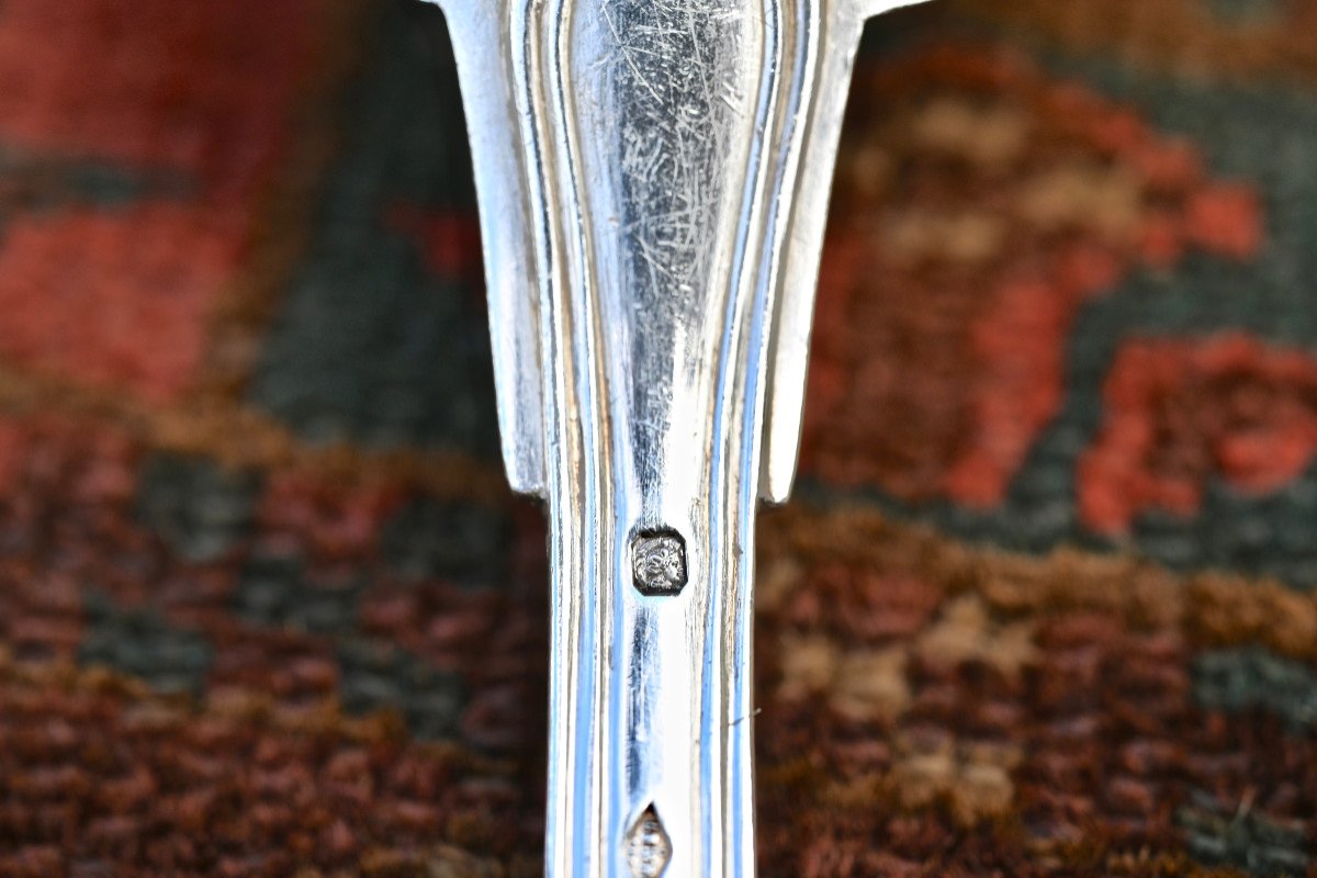 Silver Stewing Spoon From E.jamet-photo-4