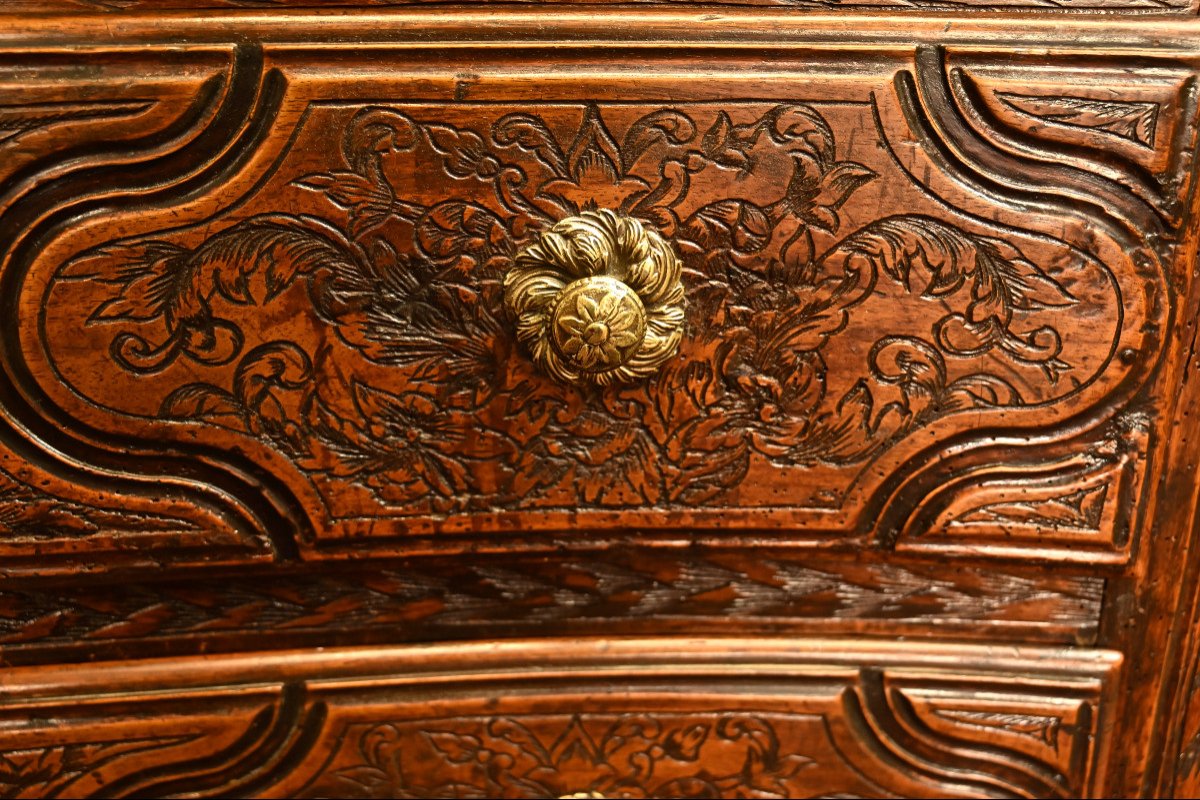 Carved Parisian Chest Of Drawers By Jb Fromageau -photo-2