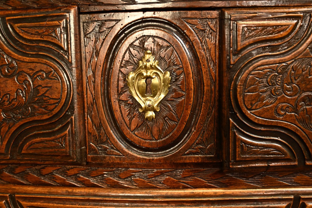 Carved Parisian Chest Of Drawers By Jb Fromageau -photo-3