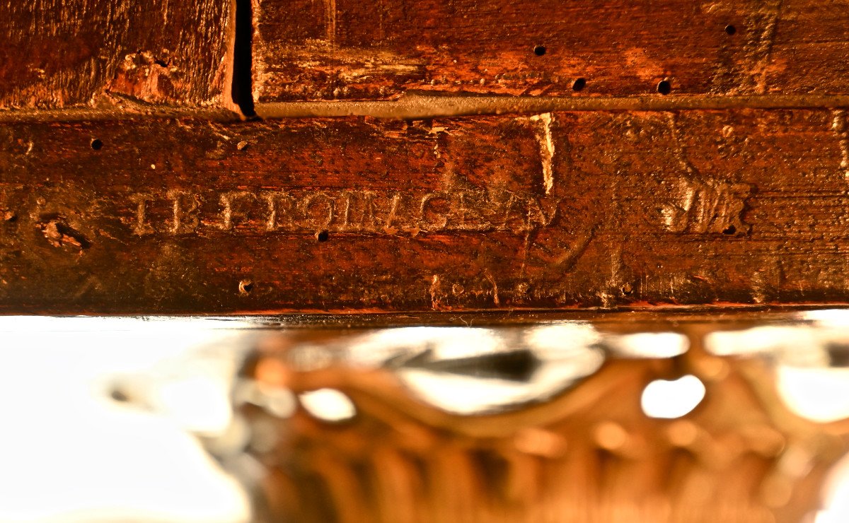 Carved Parisian Chest Of Drawers By Jb Fromageau -photo-7