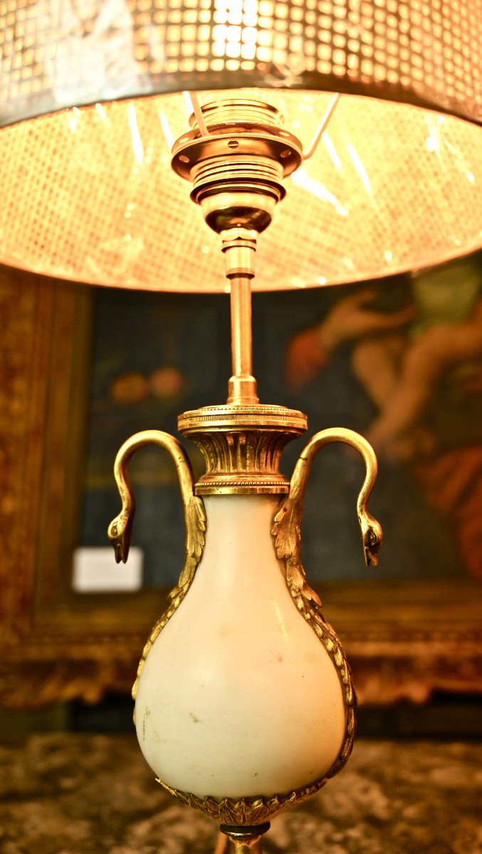 Pair Of Louis XVI Style Cassolettes Mounted As A Lamp-photo-3