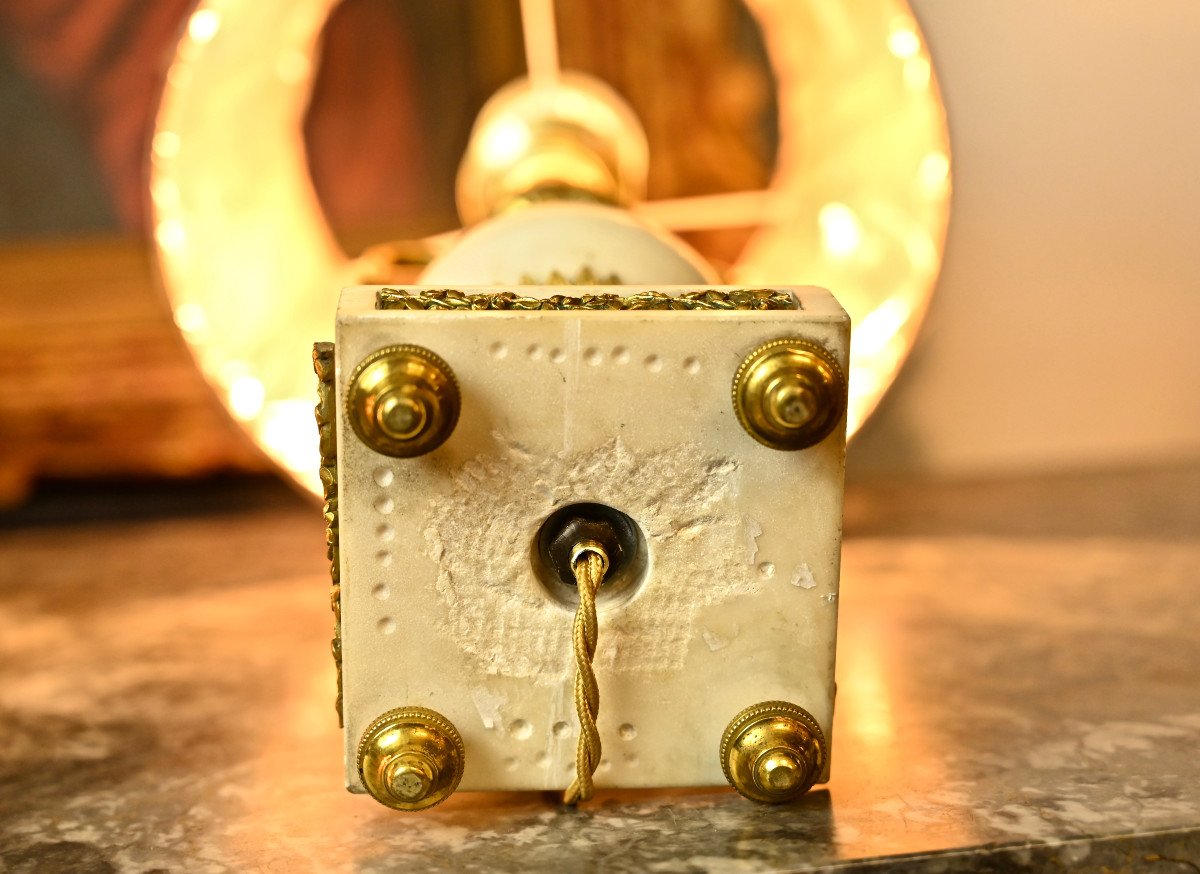 Pair Of Louis XVI Style Cassolettes Mounted As A Lamp-photo-3