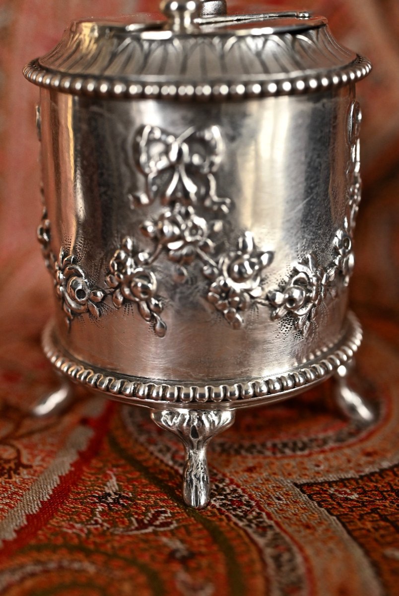 19th Century Silver Pepper Mill-photo-1