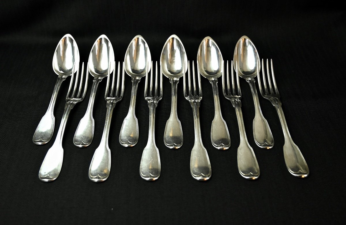 Six Silver Cutlery Housewife-photo-2