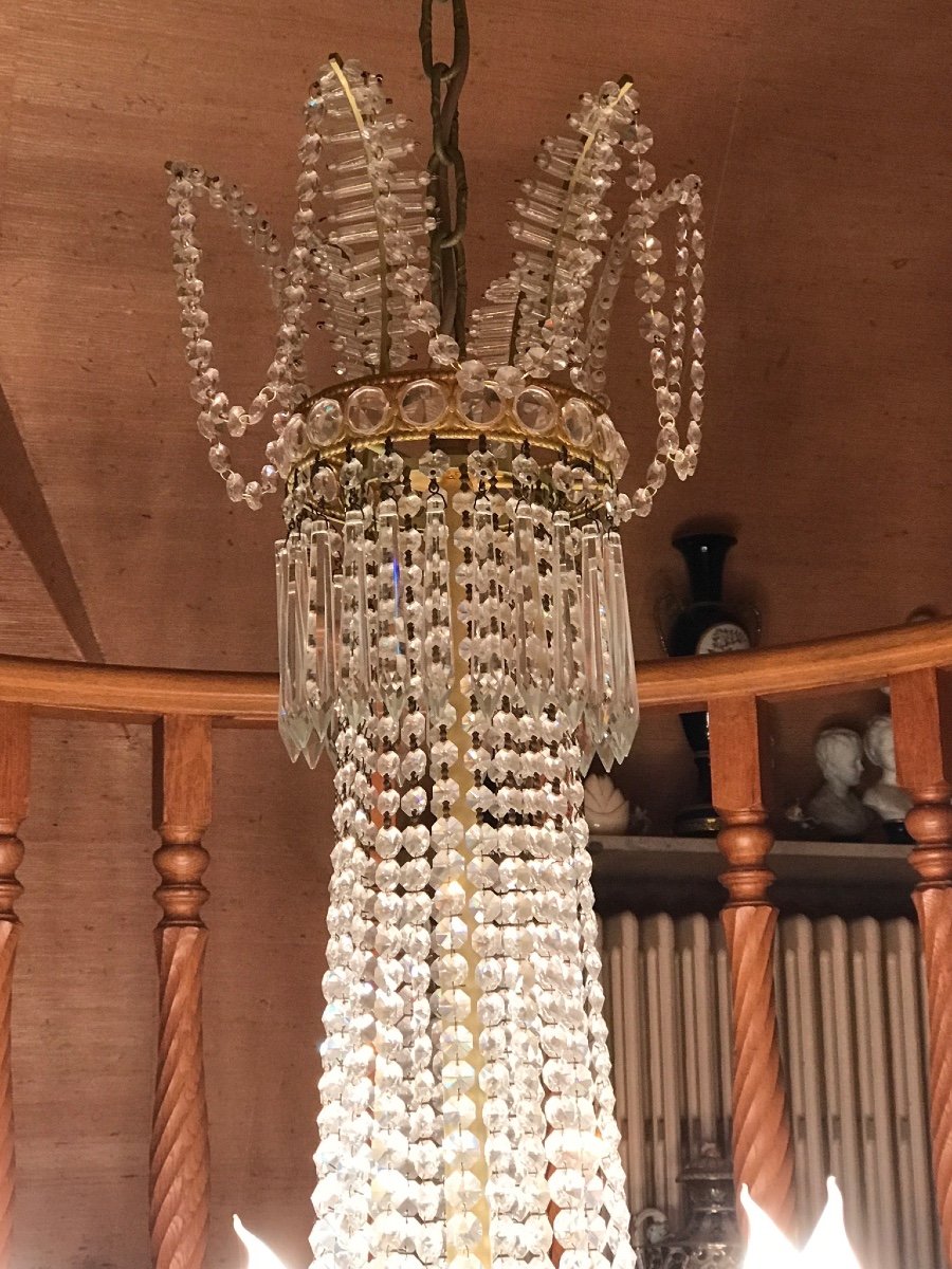 Large Crystal Beaded Chandelier Bag-photo-2