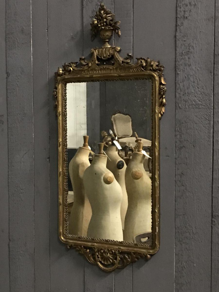 Mirror Wood Gilded 19 Eme Siecle