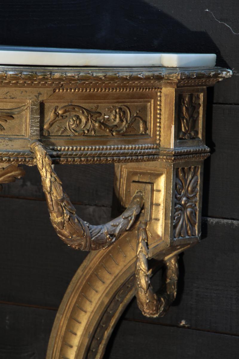 Console Louis XVI Napoleon III-photo-4