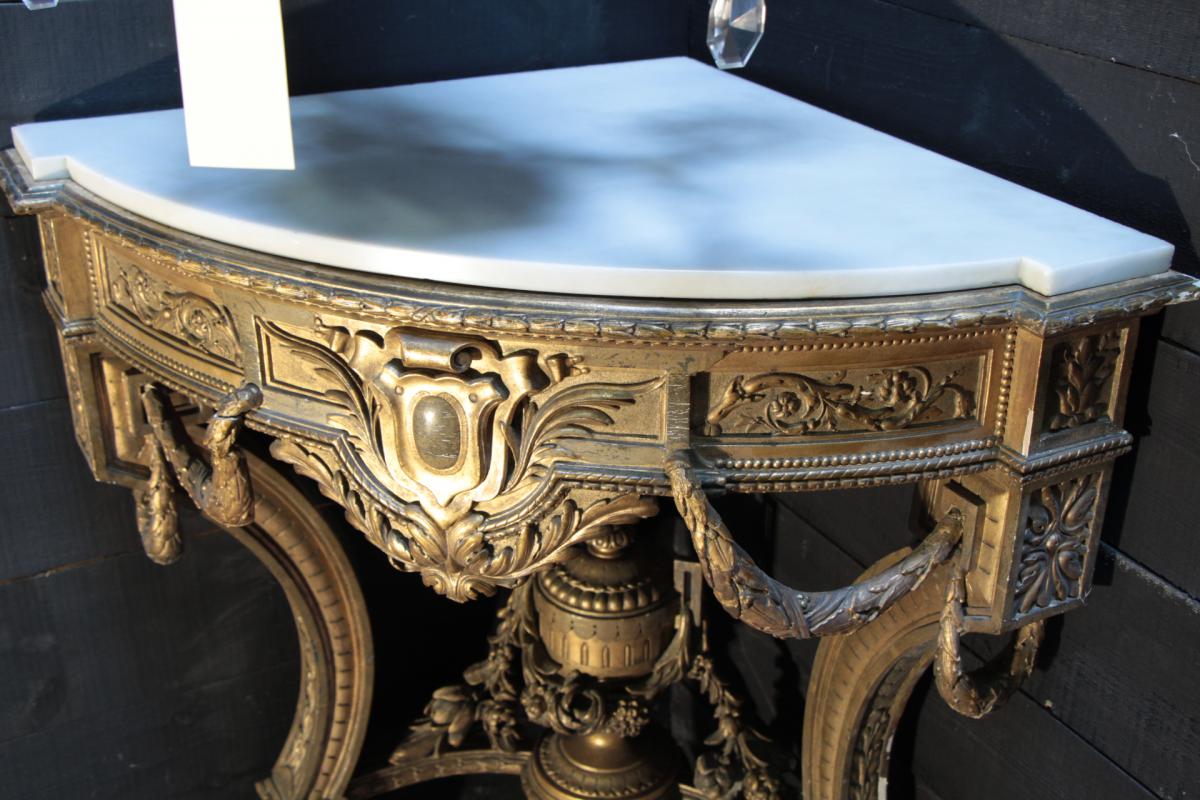 Console Louis XVI Napoleon III-photo-2