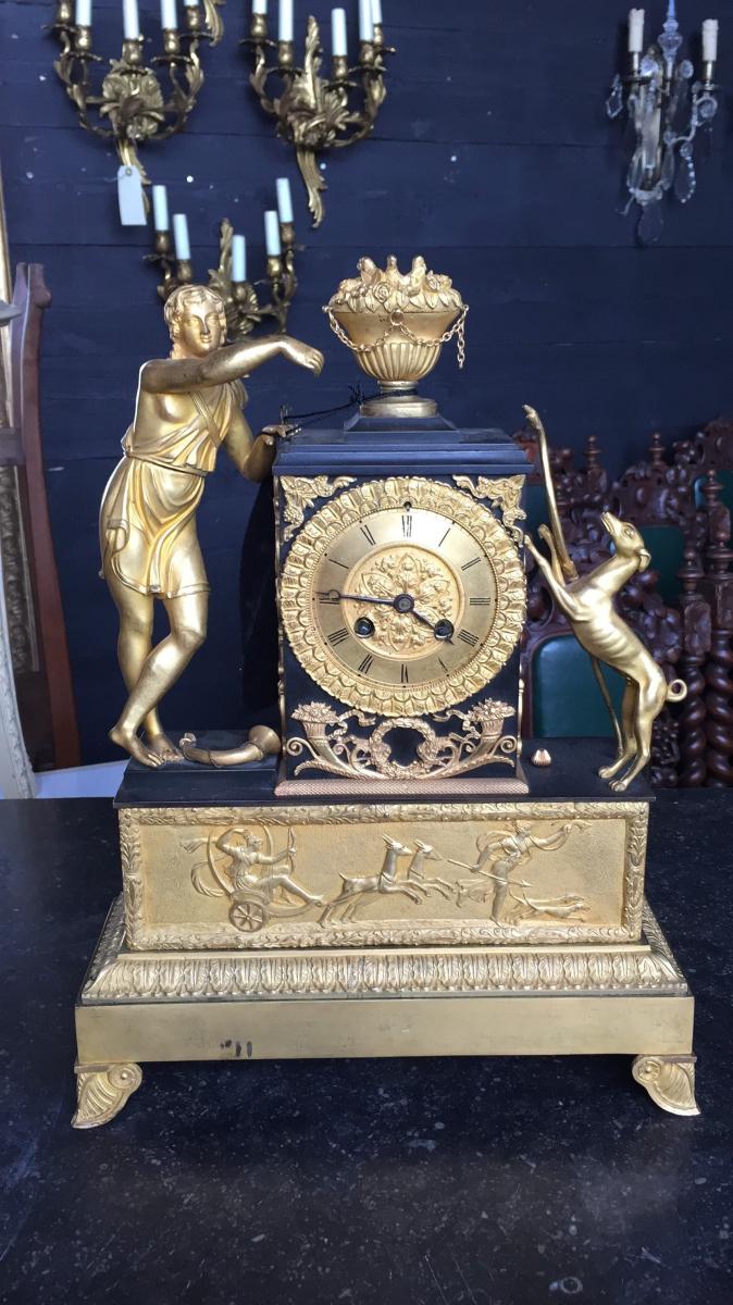 Pendulum Period Empire Gilt Bronze