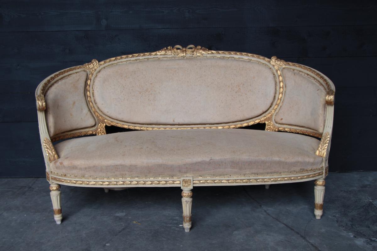 Louis XVI Style Trash Can Sofa Napoleon III