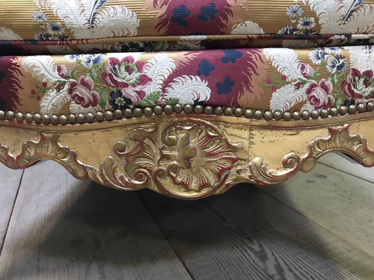 Pair Of Bergeres Style Louis XV-photo-4