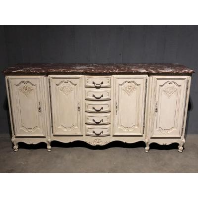 Buffet Style Louis XV Dessus Marbre 