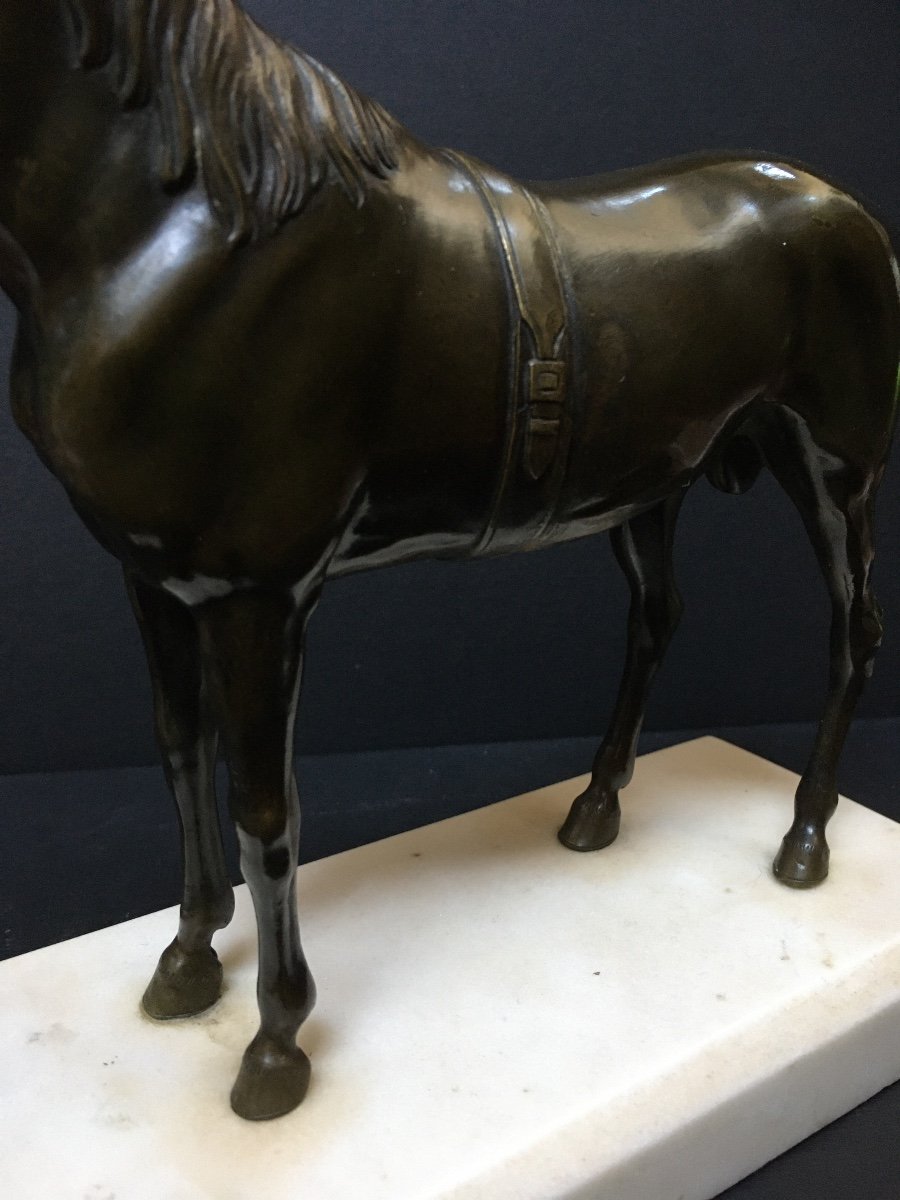 19th Century Bronze Race Horse-photo-2