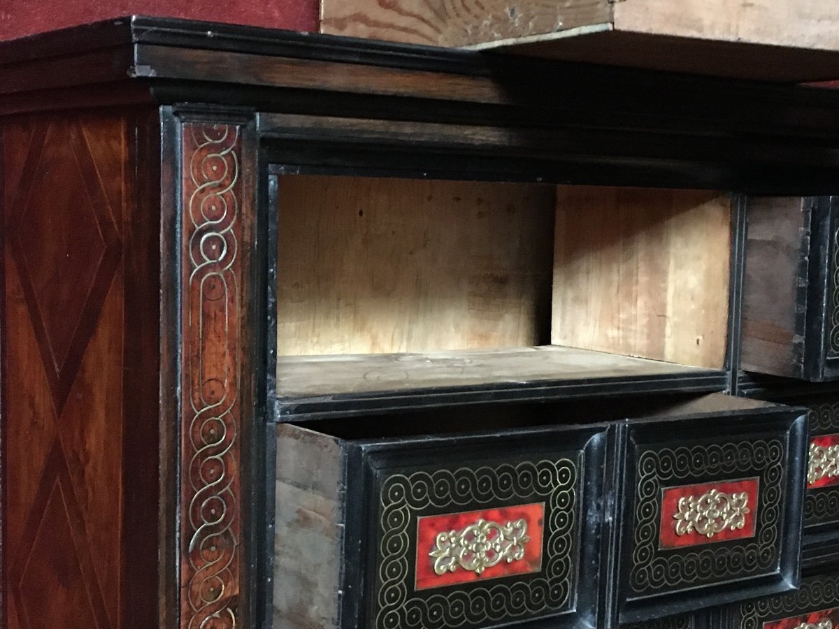 Cabinet With Eight Drawers 18th Century-photo-4