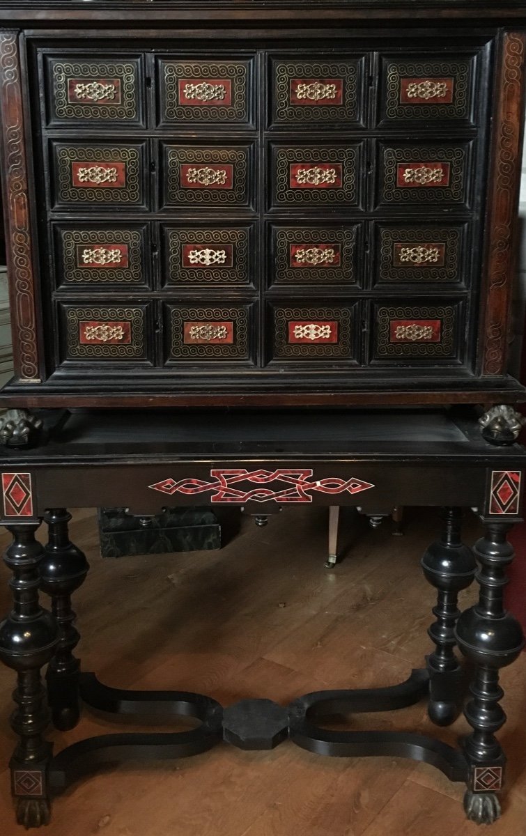 Cabinet With Eight Drawers 18th Century-photo-8