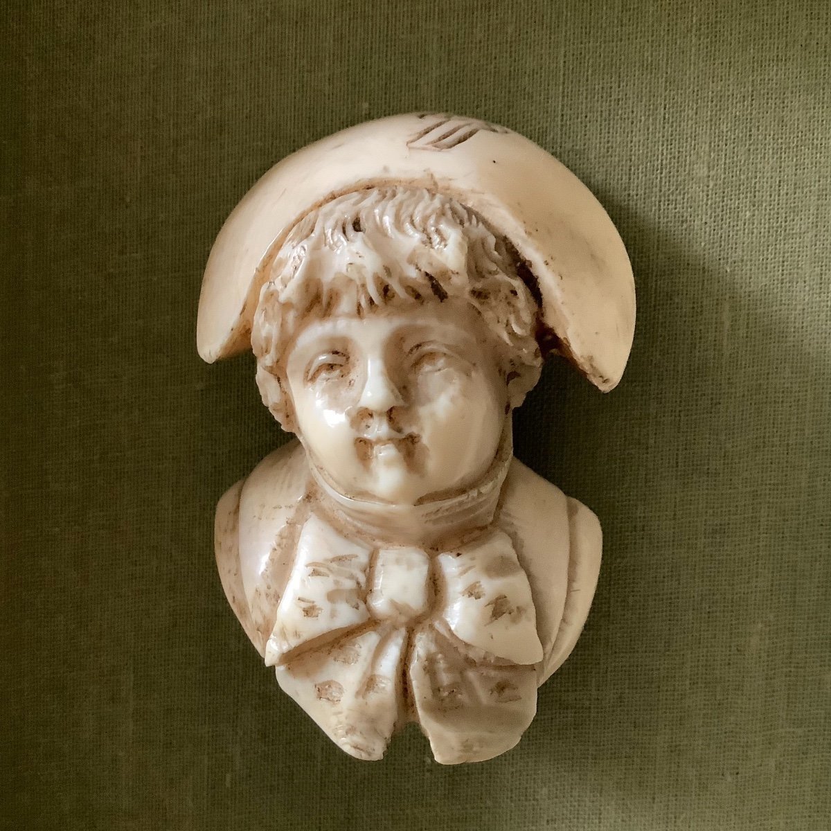 Sculpture, The Little Napoleon (ivory) 19th Century-photo-2