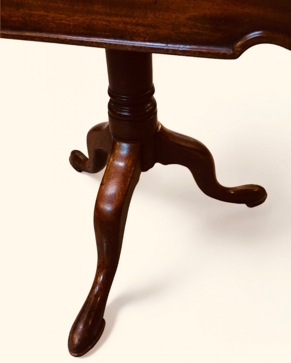 Mahogany Table With Tilting Top 18th Century-photo-2