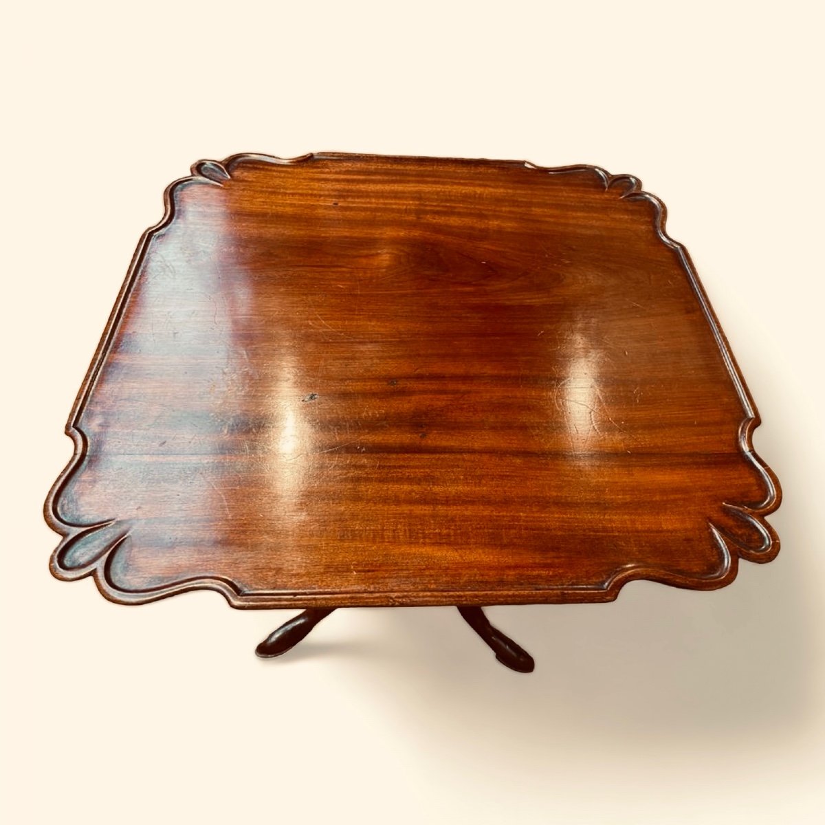 Mahogany Table With Tilting Top 18th Century-photo-4