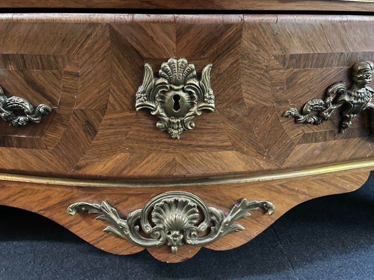 Beautiful Louis XV Style Tomb Commode 20thc.-photo-5