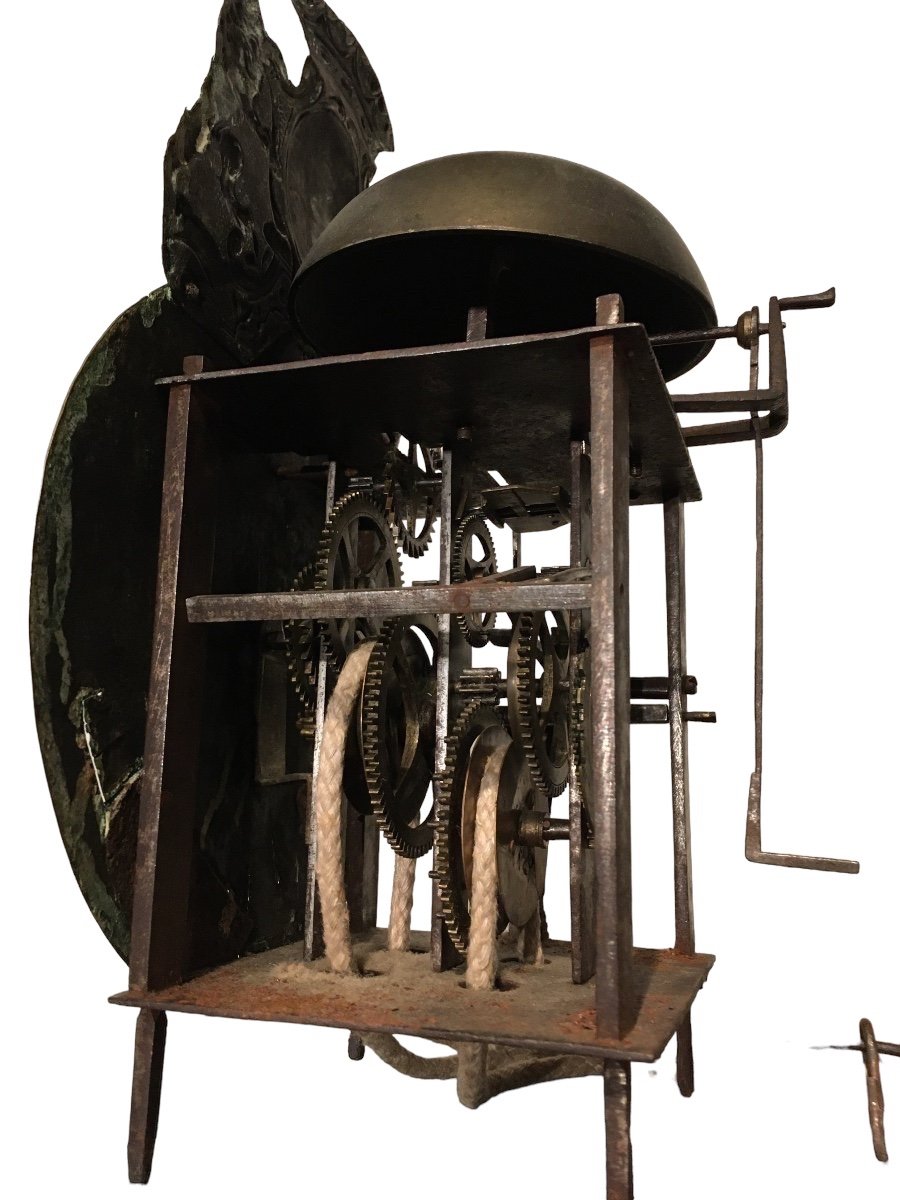 18th Century Lantern Clock Movement -photo-5