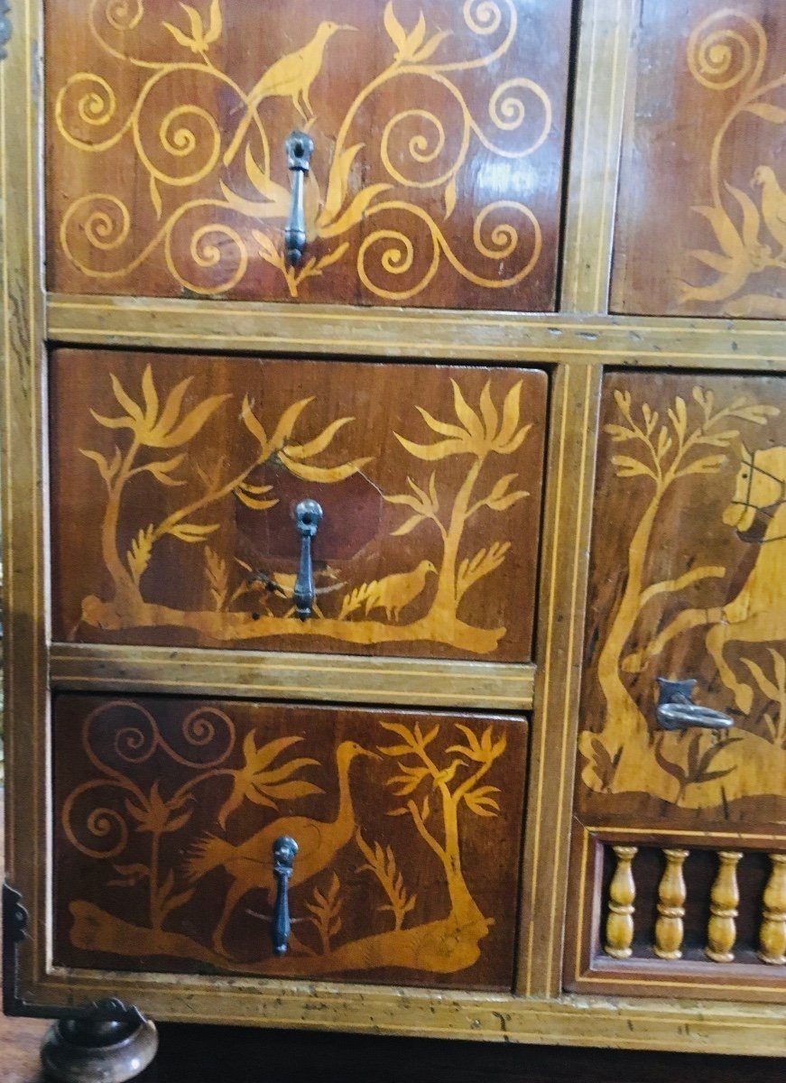 Cabinet With A Decoration Of An Amazon On Horseback -photo-1