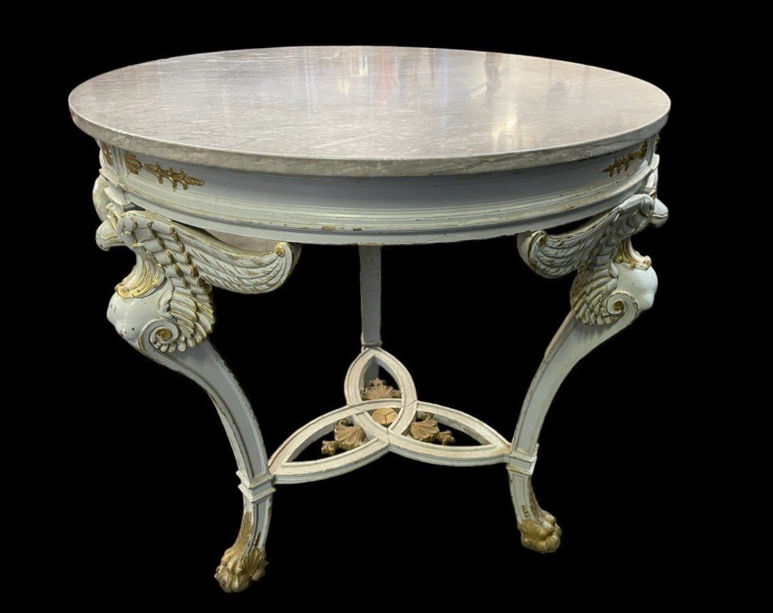 19th Century Empire Style Center Table.