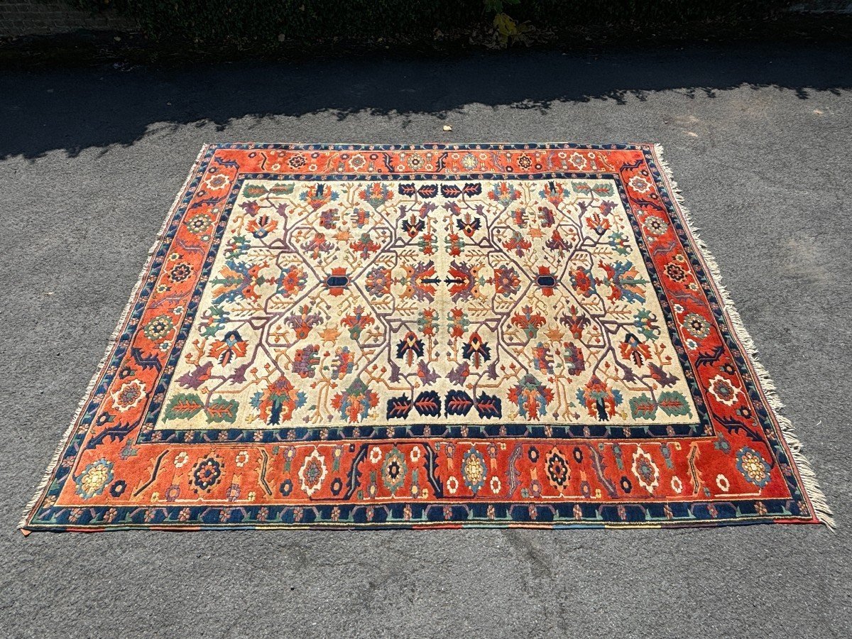 Grand Tapis d'Orient En Laine 20ème.-photo-2