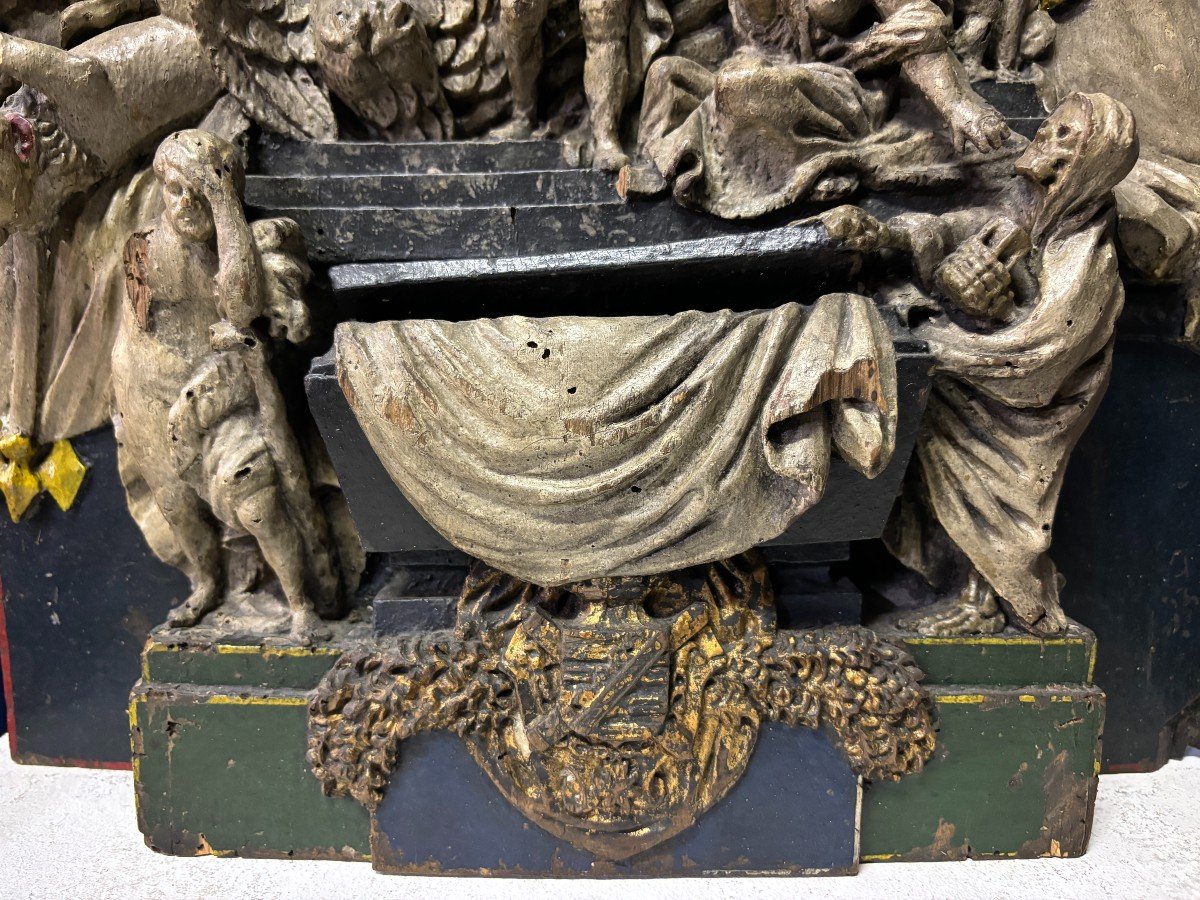 Rare 18th Century Wooden Model Of The “mausoleum Of Marshal Of Saxony”.-photo-3