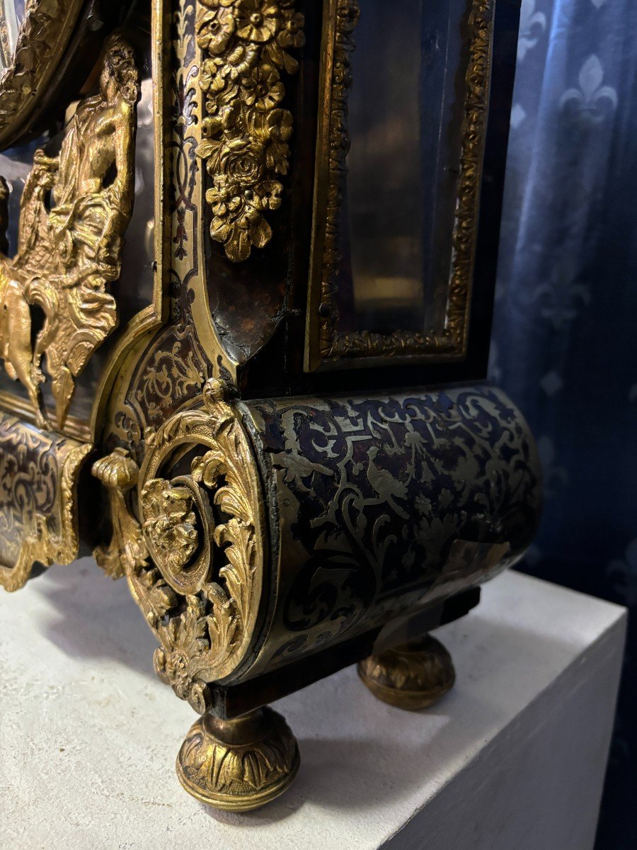 Boulle Marquetry Cartel, Regency Period, 18th Century.-photo-6