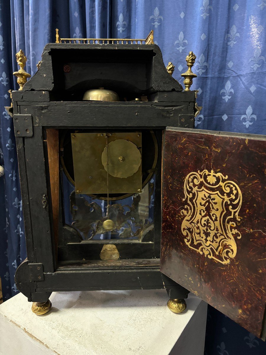 Boulle Marquetry Cartel, Regency Period, 18th Century.-photo-8