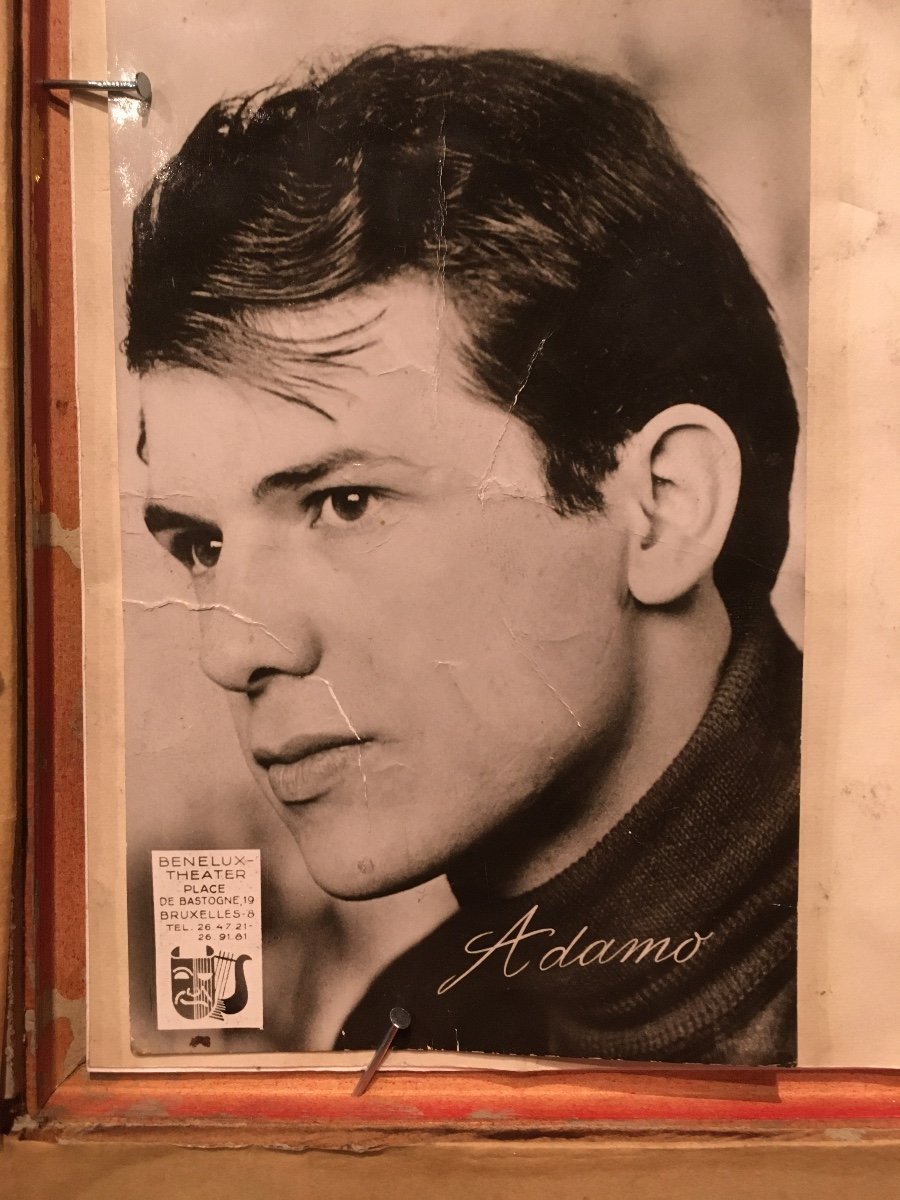 Salvatore Adamo Watercolor Around 1965 -photo-3