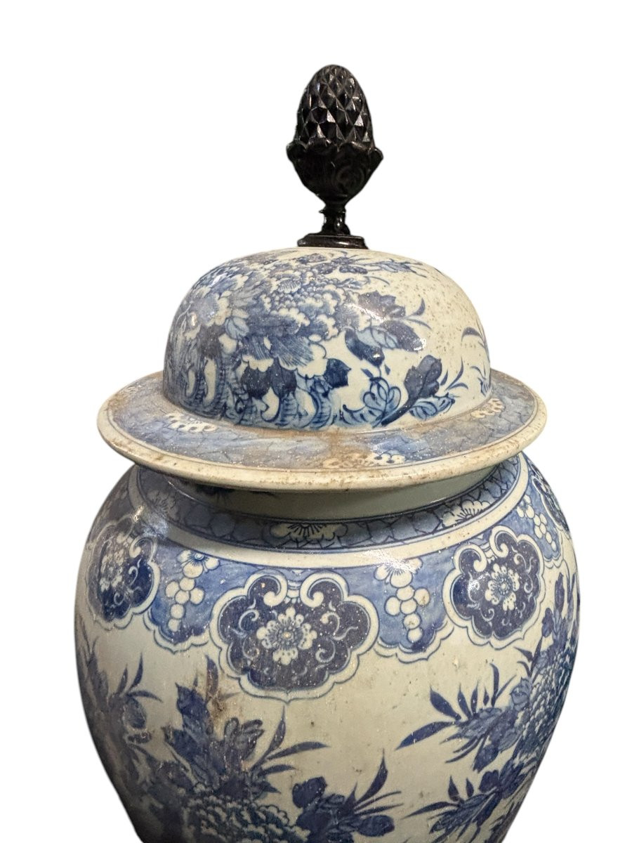 Très grand Potiche en Porcelaine De Chine , Hauteur : 90 Cm-photo-4