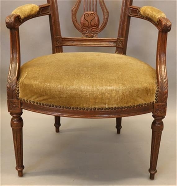 Pair Of 18thc. Louis XVI Armchairs.-photo-4