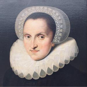 Portrait Of A Lady Of Quality 17th Century.