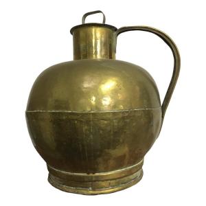 A 17th Century Brass Milk Can 